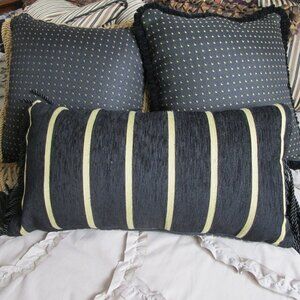 set of designer accent pillows